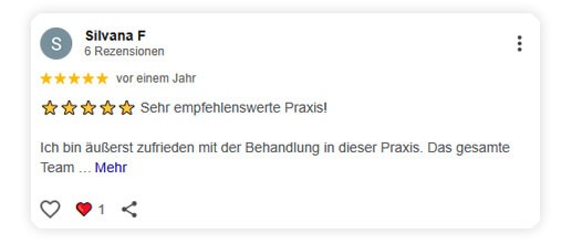 Referenz: google bewertung 5 Sterne für webdesign hannover