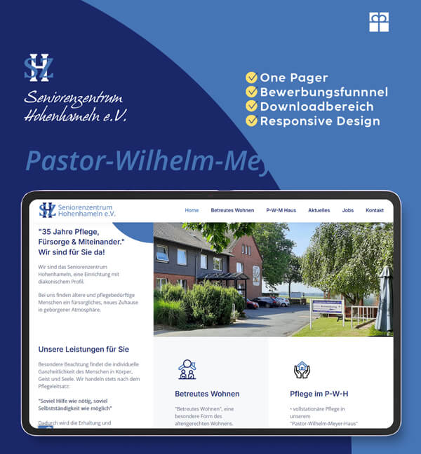 referenz webdesign praxen und altenpflegeheim